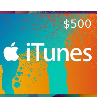 iTunes $500 HK Card Key 